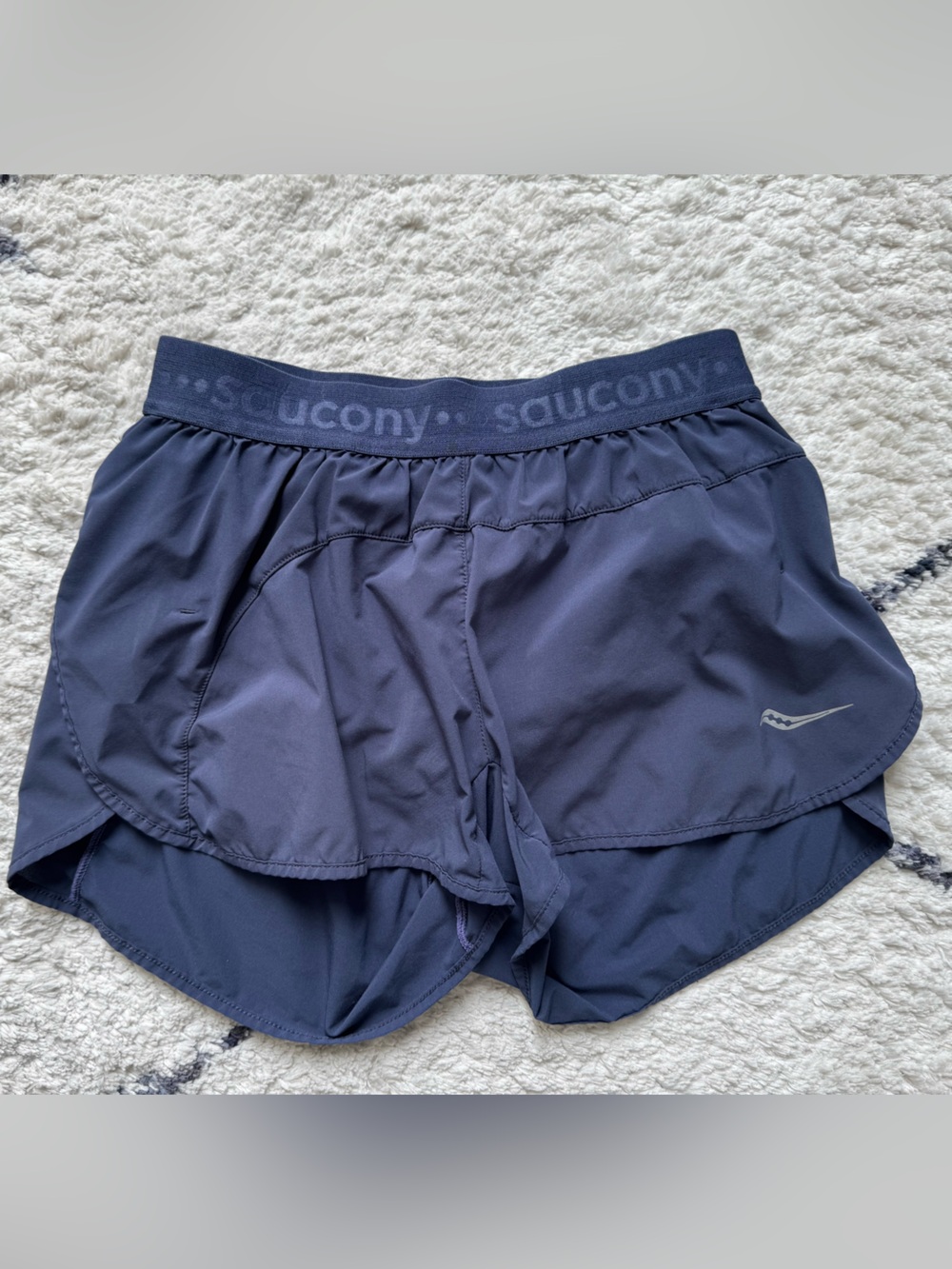 Saucony Dark Navy Athletic Running Shorts